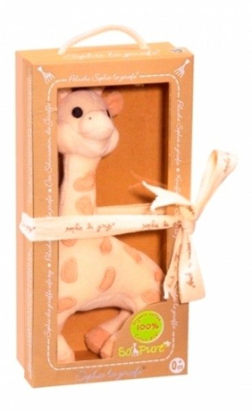 VULLI GIRAFA SOPHIE SO' PURE BUMBAC 100% ORGANIC 26 CM - imagine 2