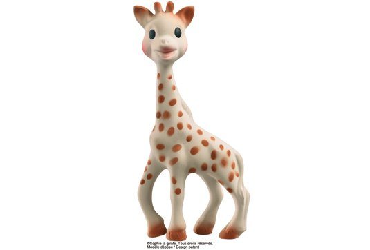 Set Pisica Lazare din plus si Girafa Sophie din cauciuc natural - imagine 2