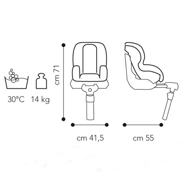 Scaun auto Axo Isofix Brevi - imagine 5