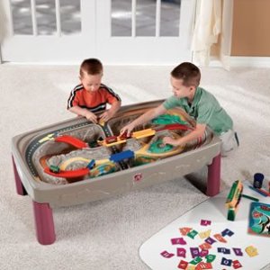 Joc  Deluxe Canyon Road Train and Track Table STEP2