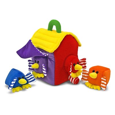 Forme de sortat din plus Casuta pasarelelor Melissa and Doug