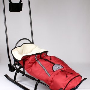 SANIE SALTO + SACULET MATERIAL POLAR ROSU SKYLINE