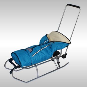 SANIE SANTE + SCAULET MATERIAL POLAR ALBASTRU SKYLINE