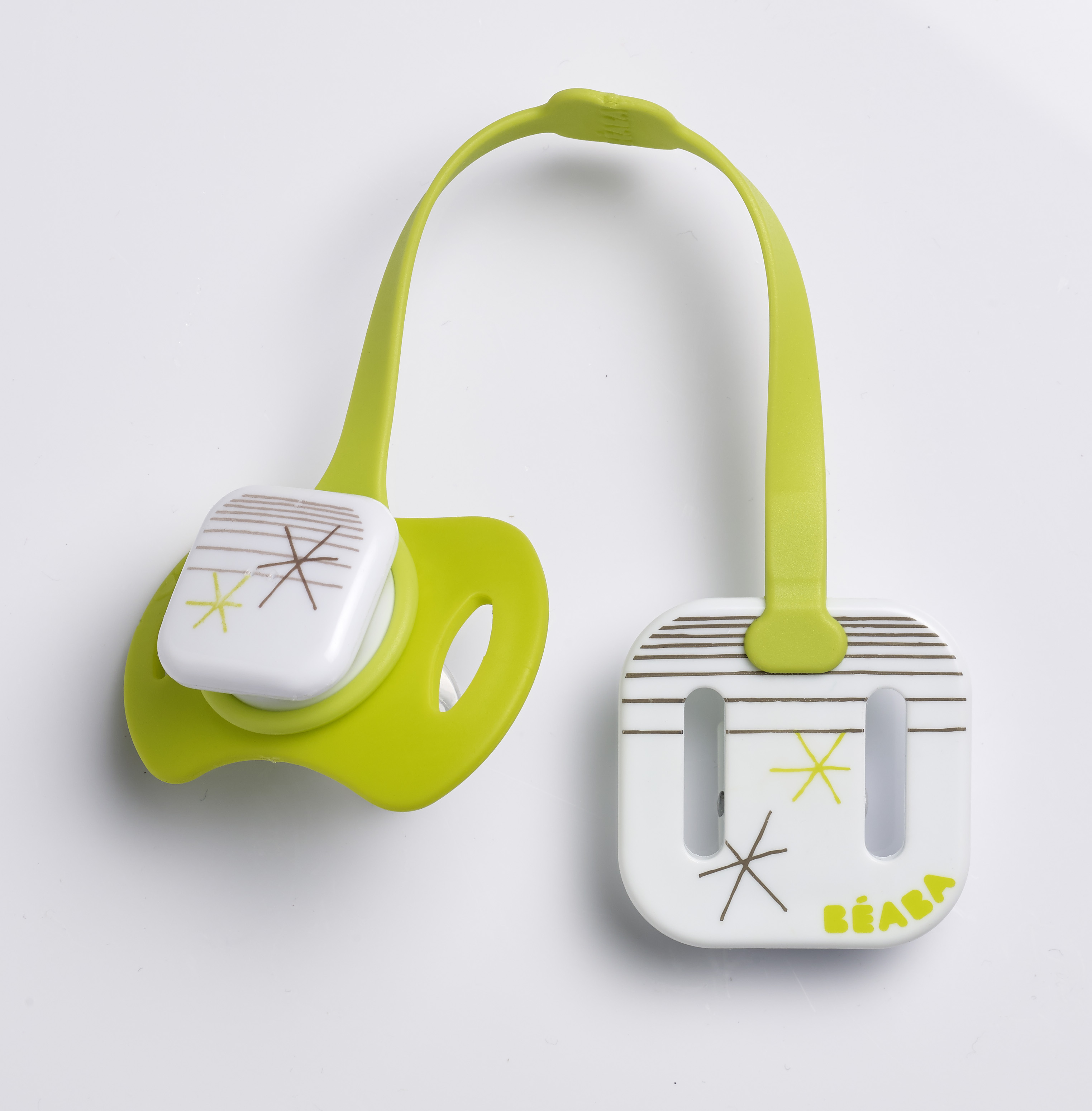 Set doua lanturi suzeta Pastel - Roz Beaba - imagine 2