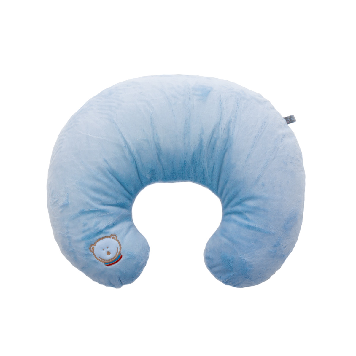 Perna de alaptare fiziologica husa blanita bleu colectia Mis Mat 72 cm Fiki Miki