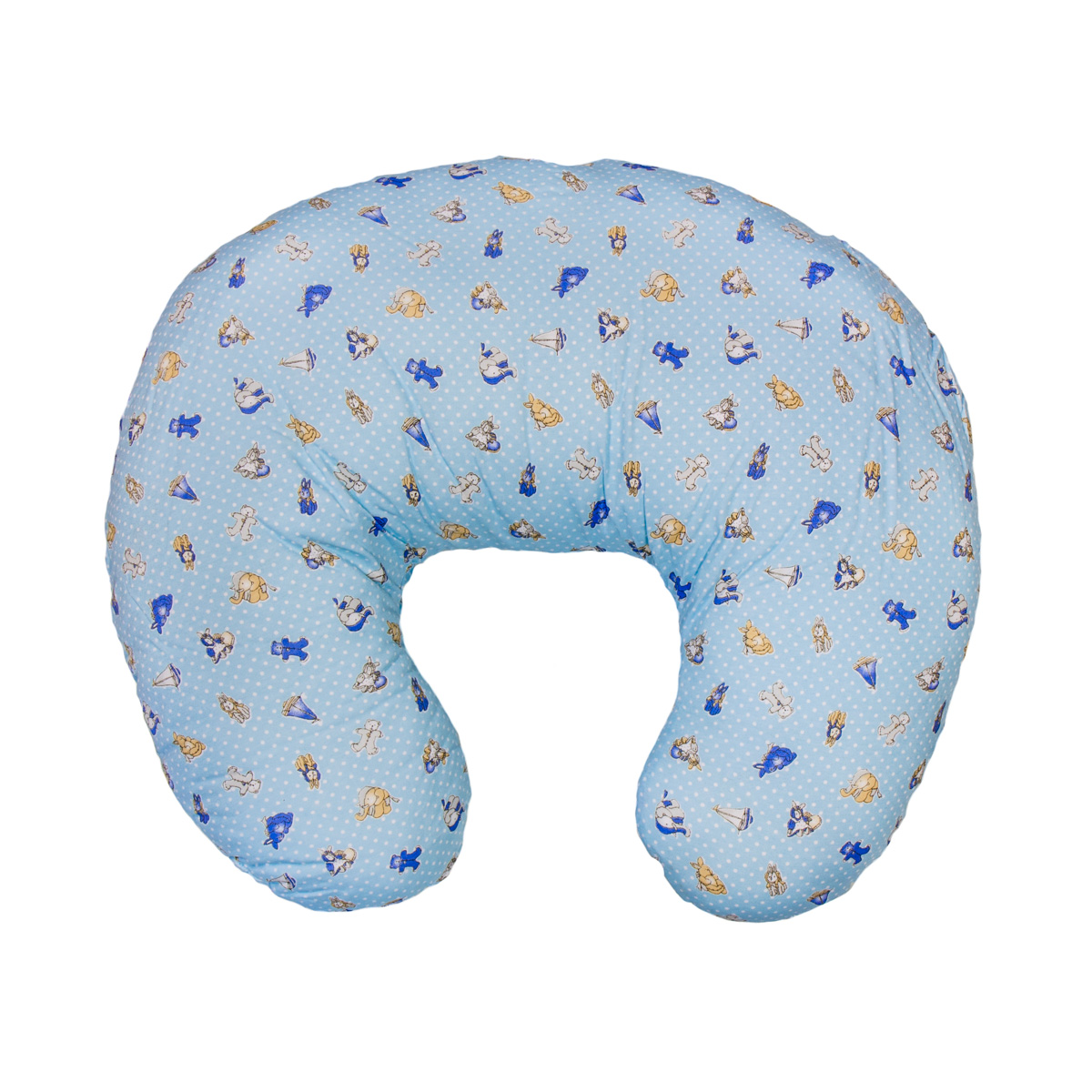 Perna de alaptare fiziologica husa bumbac bleu 72 cm - F05 Fiki Miki