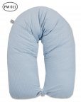 Perna Gravida husa bumbac gri 165 cm - F011 Fiki Miki