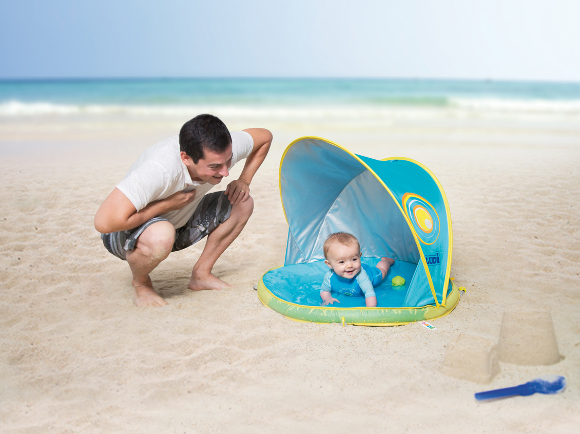 Spatiu pentru plaja acoperit, protectie UV50 ' Plage' LUDI - imagine 2