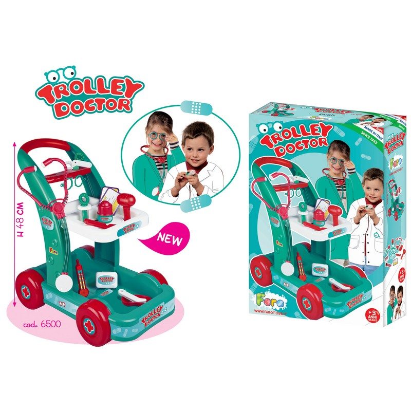 Set doctor carucior si 12 accesorii Faro