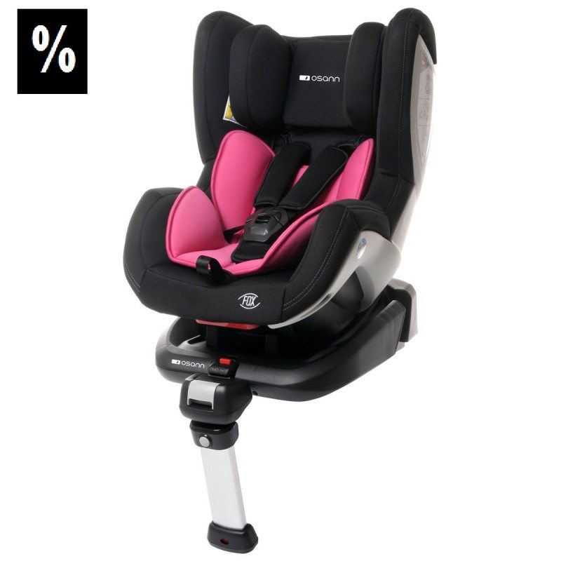 Scaun auto FOX Isofix 0-18kg. PINK BooBoo Osann