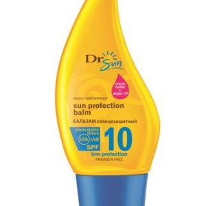 DR SUN Balsam protectie solara cu unt de cacao si ulei de argan SPF10
