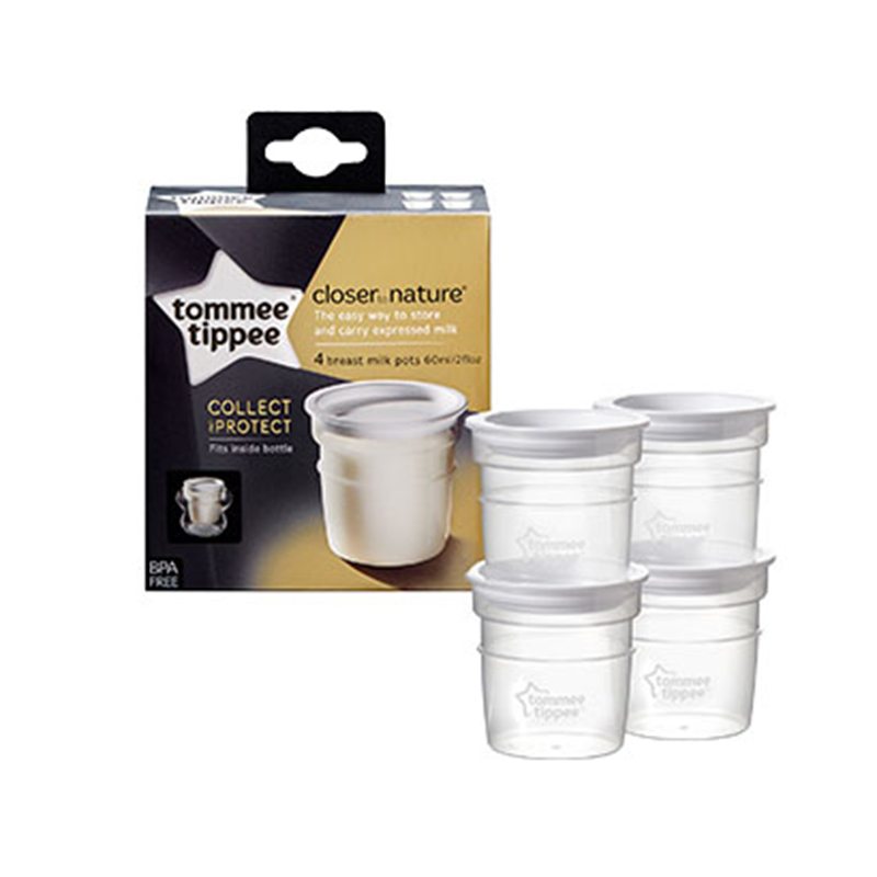 Tommee Tippee - Recipiente De Stocare Lapte Matern x 4 buc Tommee Tippee