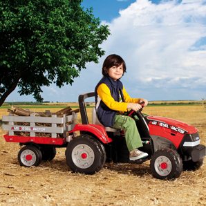 Peg Perego - Maxi Diesel Tractor w/trailer Peg Perego