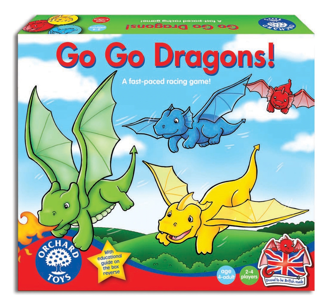 Joc de societate Intrecerea dragonilor GO GO DRAGONS! Orchard Toys