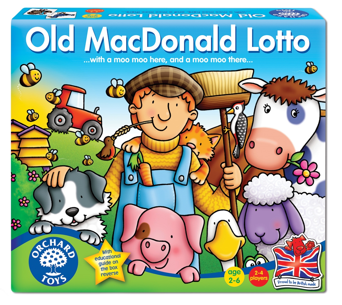 Joc educativ LOTO OLD MACDONALD Orchard Toys
