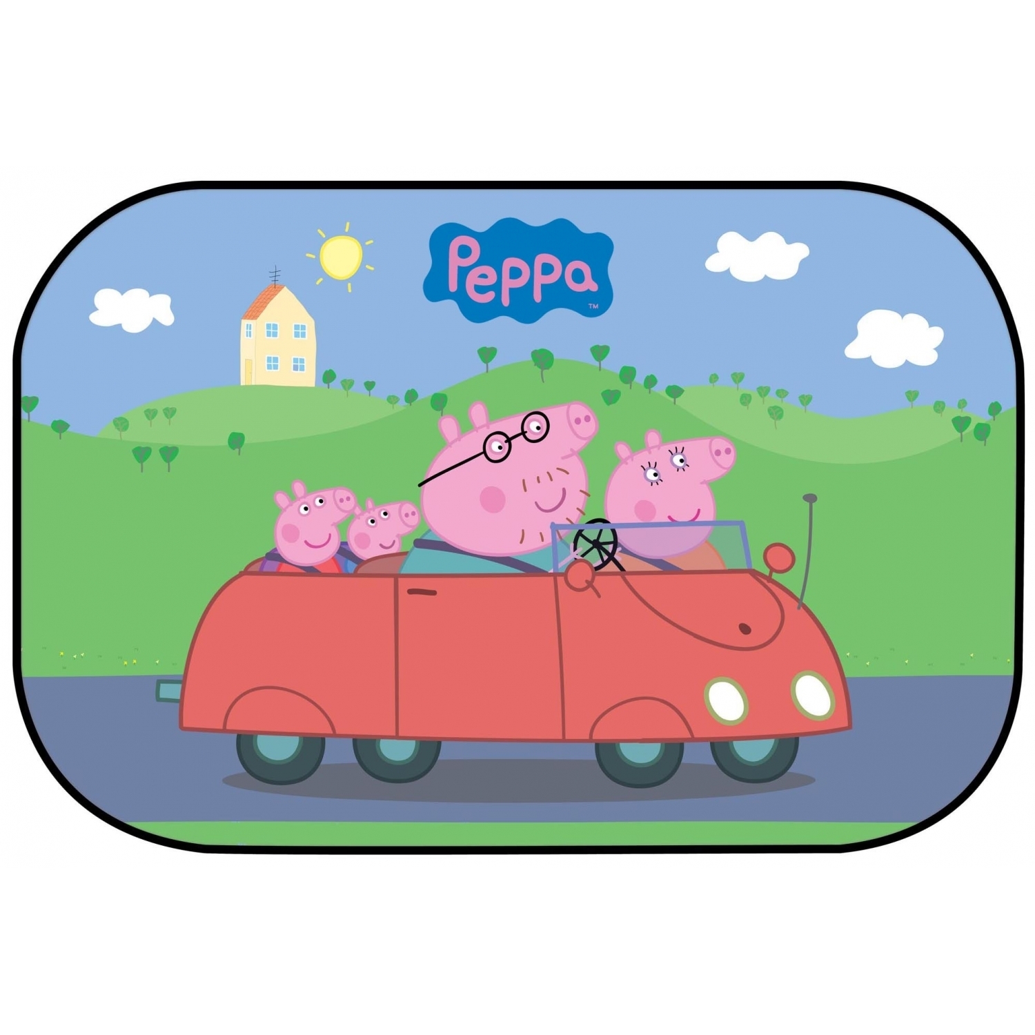 Parasolar auto Peppa Pig Eurasia 70113 - imagine 2