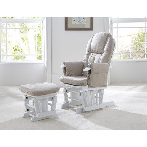 Tutti Bambini – Fotoliu reglabil pentru alaptat cu suport pentru picioare GC 35 White