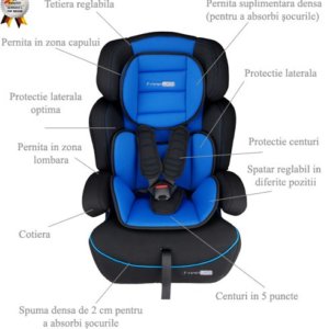 BabyGo – Scaun auto FreeMove Blue