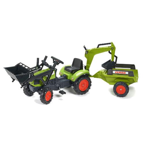 Tractor Claas Arion cu Cupa si Remorca Falk