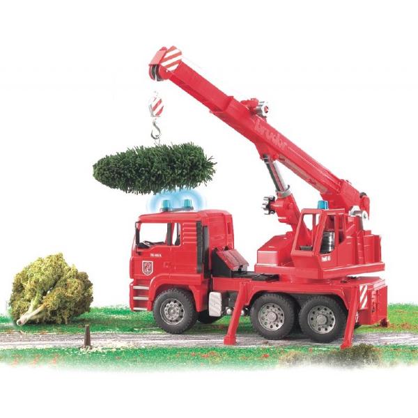 CAMION DE POMPIERI CU MACARA 2770 BRUDER