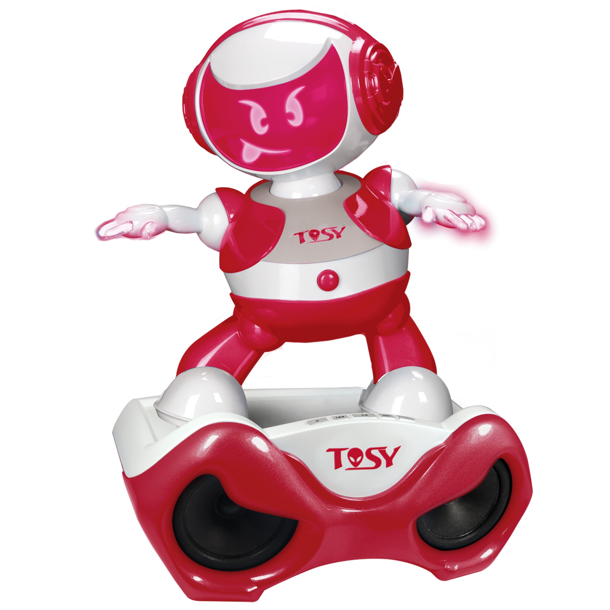 ROBOTEL DANSATOR CU STAND DISCOROBO ROSU TDV106-1 --