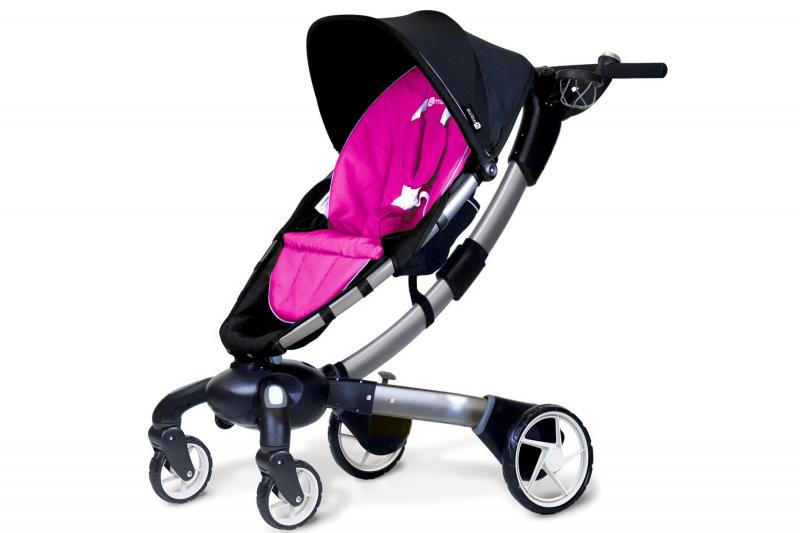 Carucior cu Pliere Automatizata 4moms Origami Roz