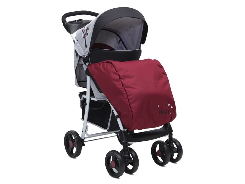 Carucior copii 2 in 1 Cangaroo Lea Visiniu - imagine 2