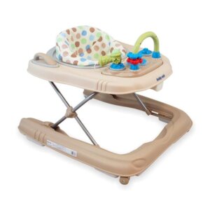 Premergator copii 2 in 1 cu roti din silicon Baby Mix BG-0416 Latte