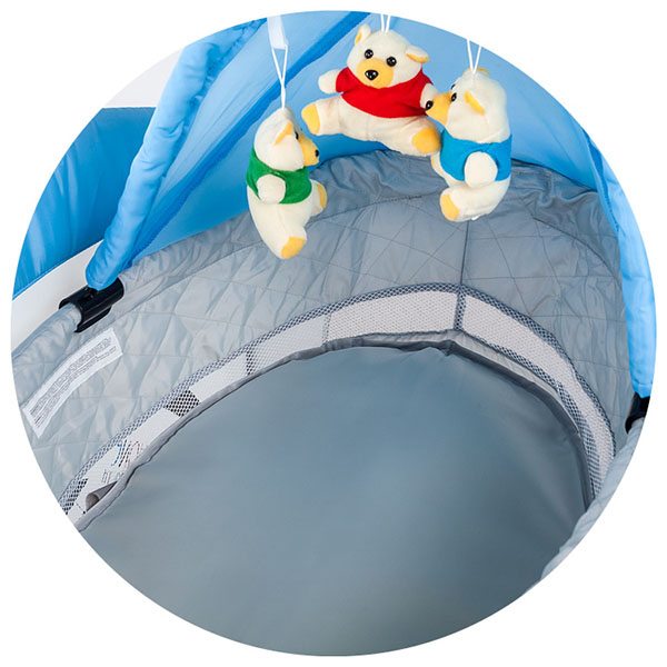 Patut pliabil Chipolino Twin Stars red - imagine 2