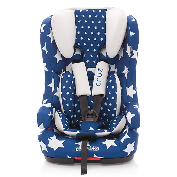 Scaun auto Chipolino Cruz cu sistem Isofix blue stars 2016