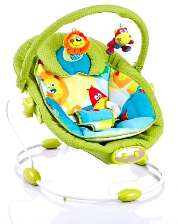 Leagan muzical cu vibratii Grand Confort - verde Baby Mix