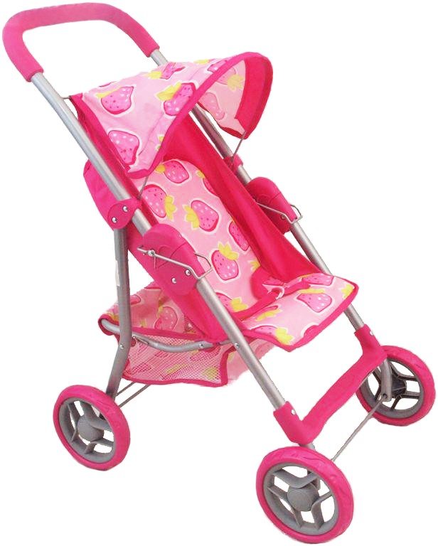 Carucior pentru papusi Strawberry Baby Mix