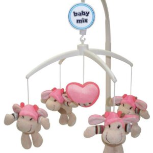 Carusel muzical Pink Hats Baby Mix