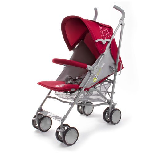 Carucior sport Buggy Prestige Dark Red Kinderkraft - imagine 2