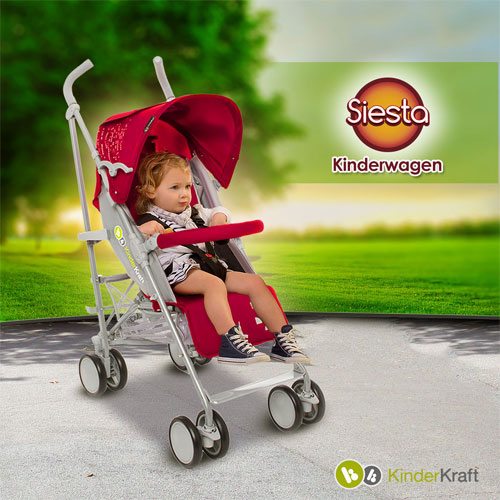 Carucior sport Buggy Prestige Dark Red Kinderkraft - imagine 4
