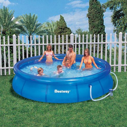 Piscina Fast Set cu Filtru (366 x 76 cm) Bestway