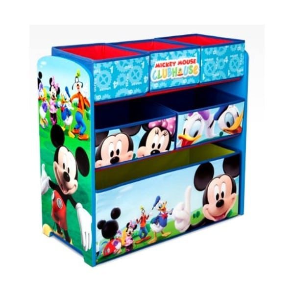 Organizator jucarii cu cadru din lemn Disney Mickey Mouse Delta Children - imagine 2