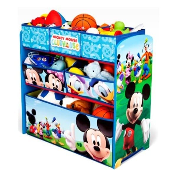 Organizator jucarii cu cadru din lemn Disney Mickey Mouse Delta Children - imagine 3
