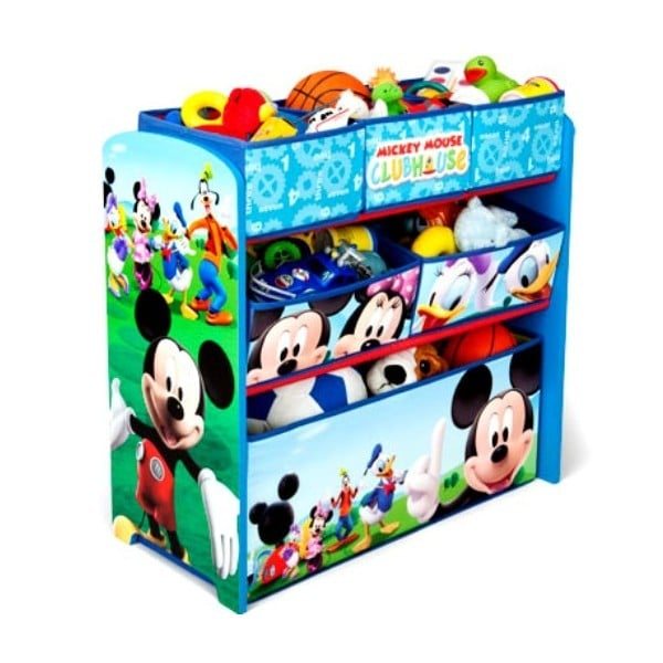 Organizator jucarii cu cadru din lemn Disney Mickey Mouse Delta Children