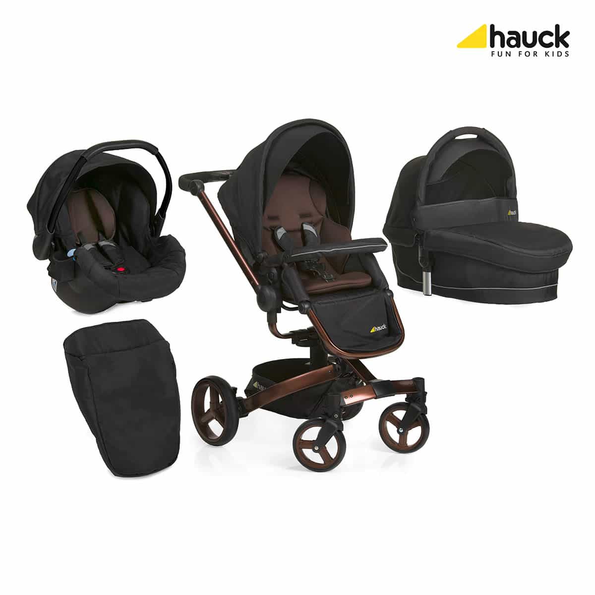 Set Carucior Twister Trioset Chocolate Hauck