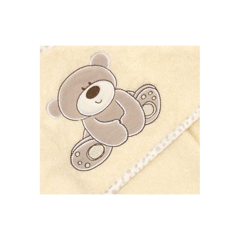 Baveta bumbac Lilly bear Fillikid 2 buc/set  (Culoare: Galben)