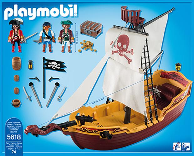 BARCA PIRATILOR Playmobil - imagine 2