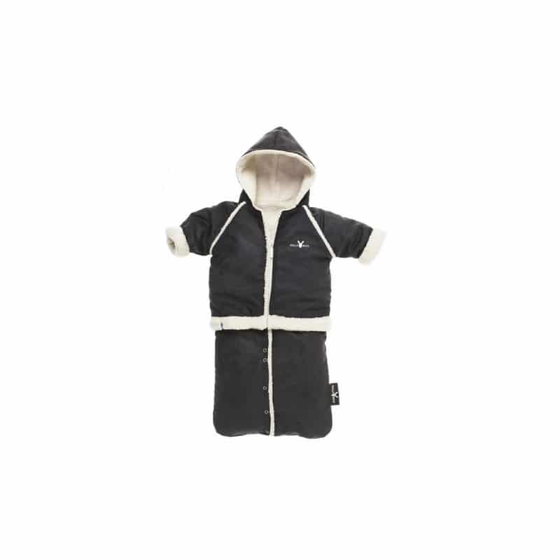 Costumas cu blanita 6-12 Luni Black Wallaboo