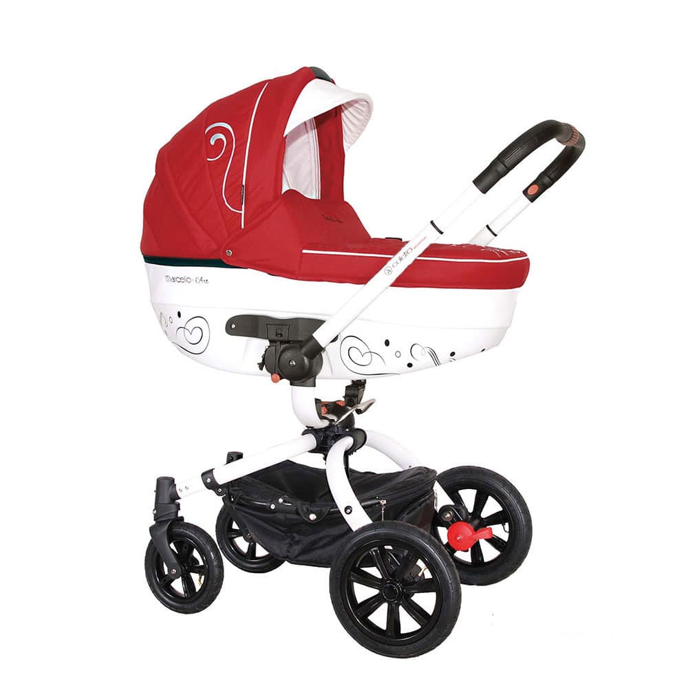 Carucior rotativ Marcello Art 2 in 1 rosu Coletto