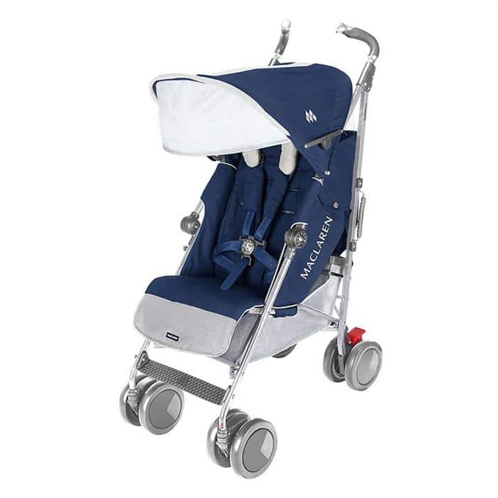 Carucior sport Maclaren Techno XT Medieval Blue recomandat copiilor 0- 15 kg si varsta 0+ luni si 3 ani
