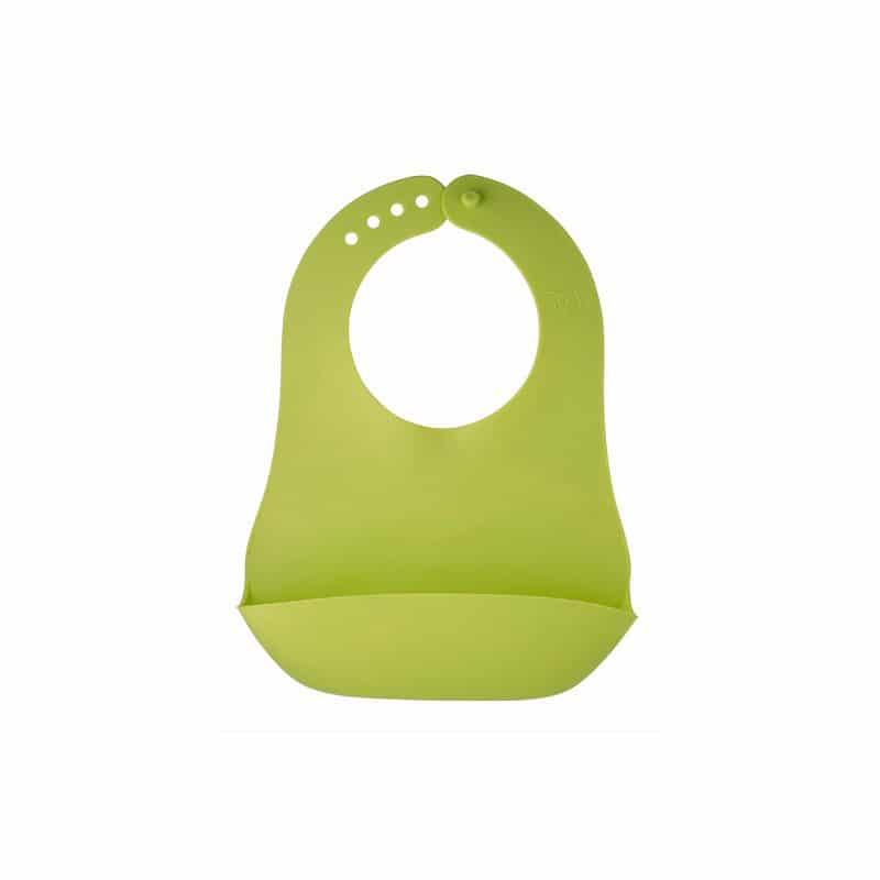 Baveta moale pliabila Apple green Rotho babydesign