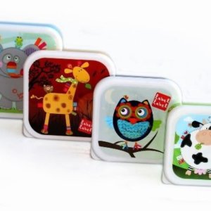 4 Cutii Sandwich patrate Label Label Label Label