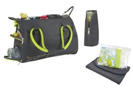 BADABULLE–B043008 Geanta pentru scutece Maternity Bag Grey