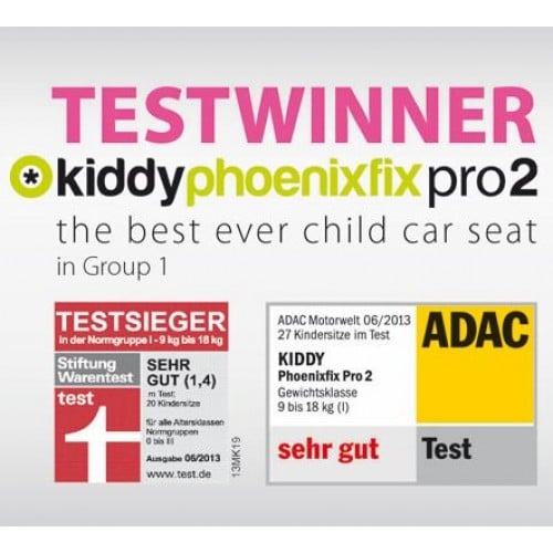 Scaun auto Kiddy PhoenixFix 3 Onyx Black (ISOFIX) - imagine 2