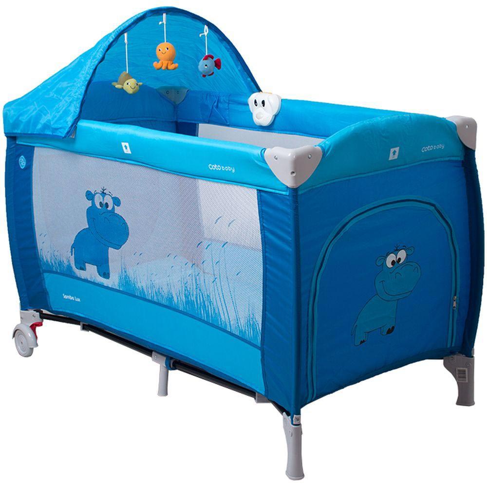 Pat pliant Samba Lux - Coto Baby - Albastru